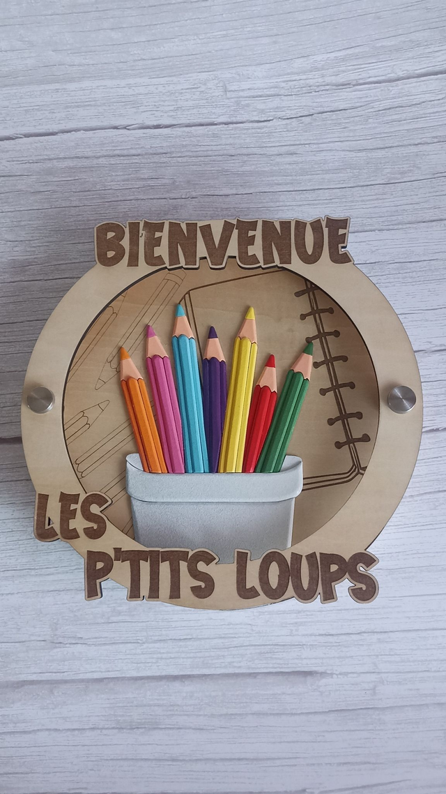 MESSAGE CRÉACTIF - Kit -POT de CRAYONS