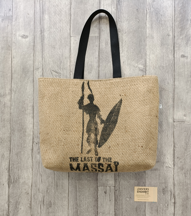 Sac cabas en sac de café Massaï