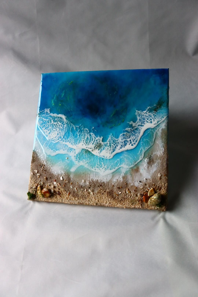Deep Ocean Resin Art