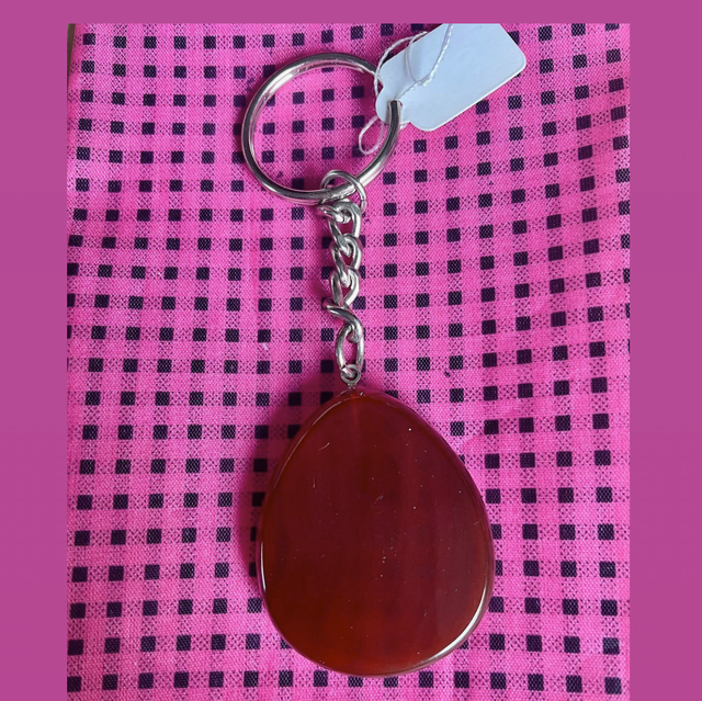 Carnelian keyring 