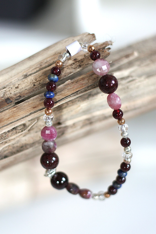 Bracelet Solo Perles d&#039;Harmonie - Protection Ancrage Force Intérieure