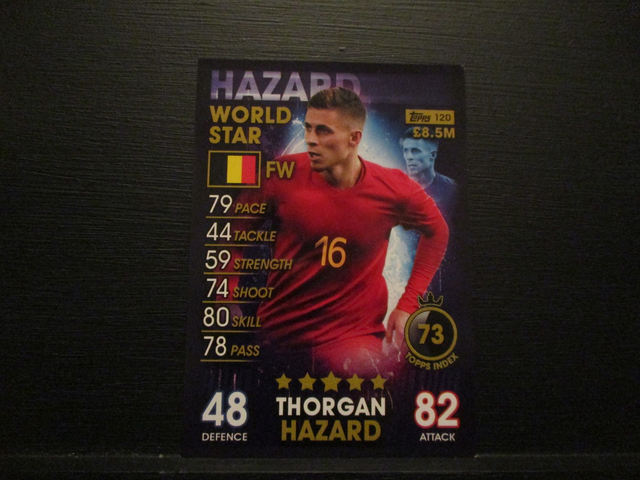 Thorgan Hazard - World Star Match Attax 101 Original Trading Card
