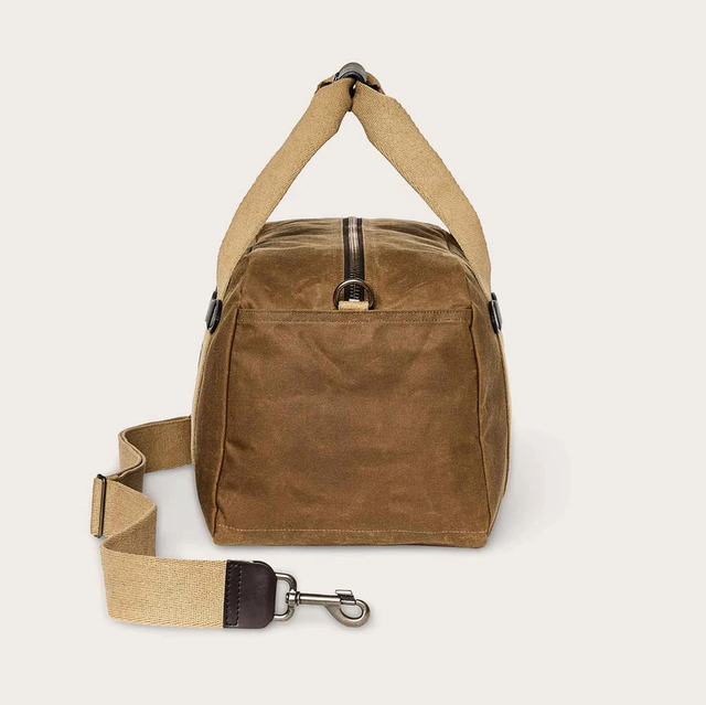 Filson Tin Cloth Small Duffle Bag Dark Tan