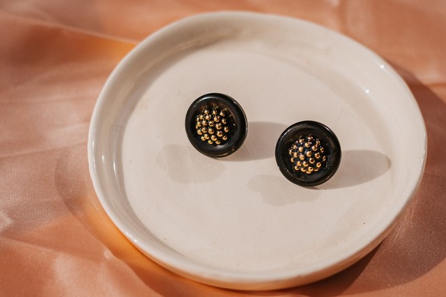 Ouri�o Negro Earrings
