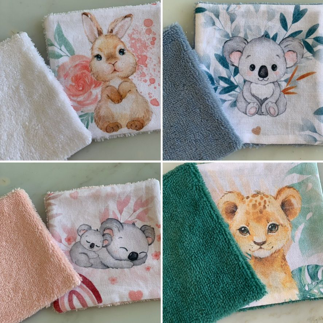 Lingettes lavables *10