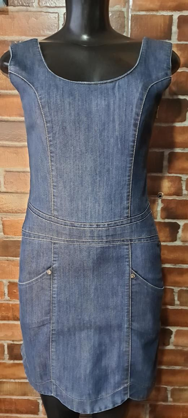 Vestido Jeans, T/38, OBS: Usada Super Conservada 