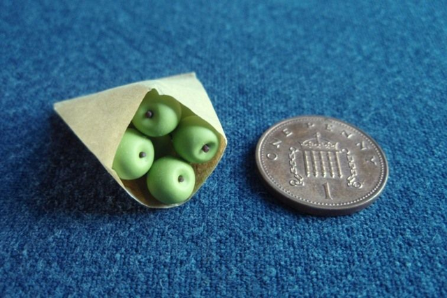 Green Apples in paper bag