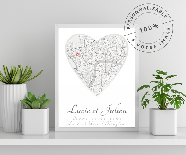 MY MAP HOME COEUR PERSONNALISABLE 