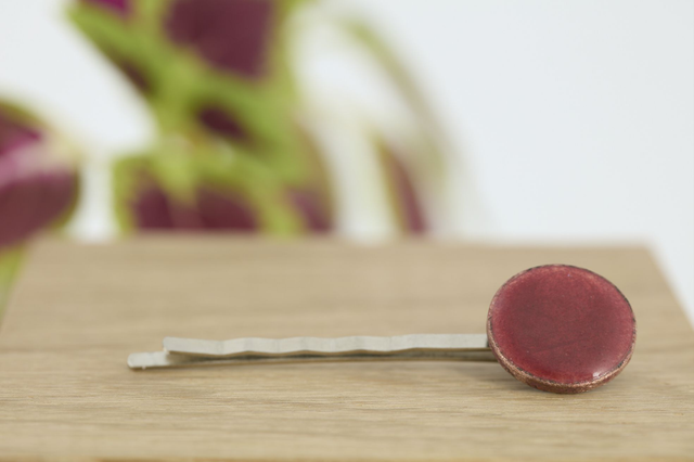 Barrette émaux transparents