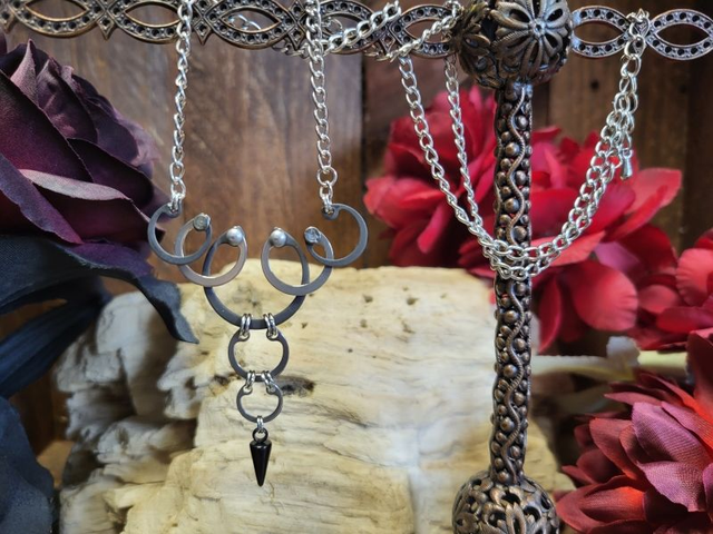 Collier Néo Circlips "Rosace d'Acier"