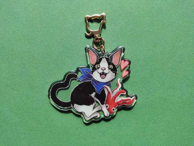 Artie mit Oktopusplüschtier - KeyChain