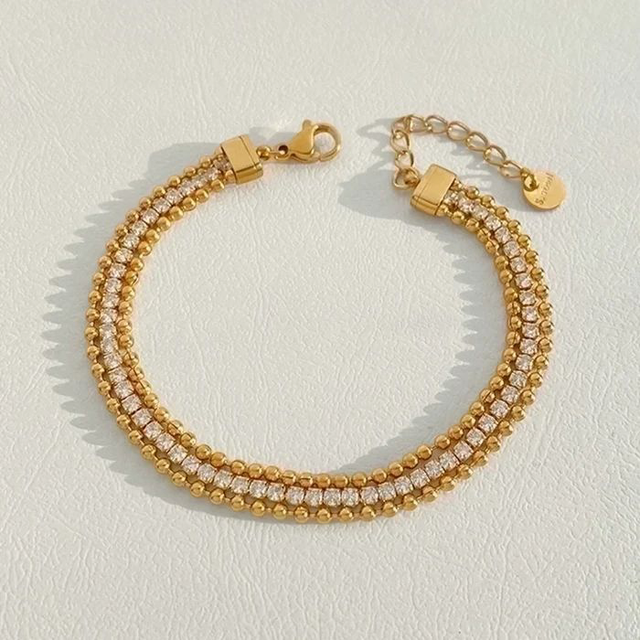 Bracelet 3 brins or