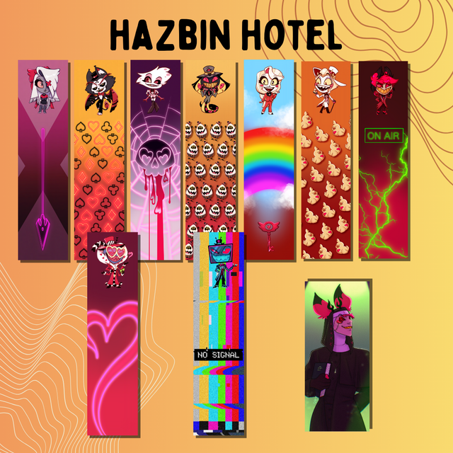 Hazbin Hotel Bookmarks
