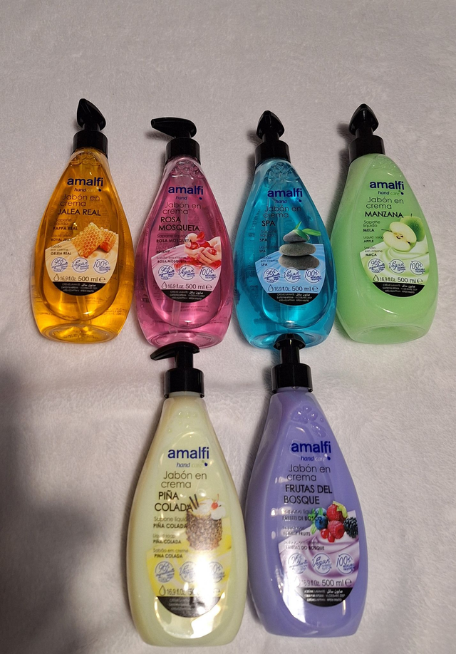 Savon à mains AMALFI 500ml - Différents parfums 