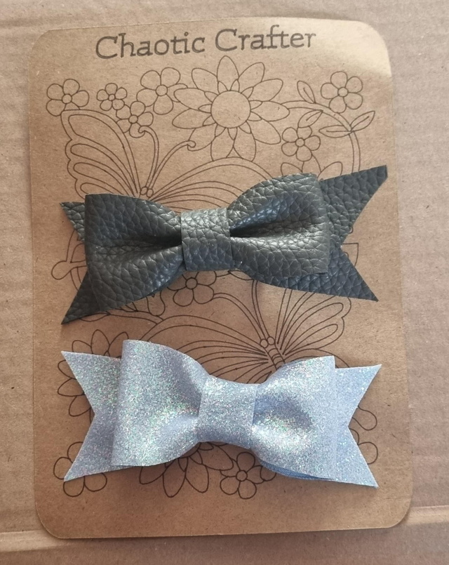 Hair Bows On Crocodile Hair Clips