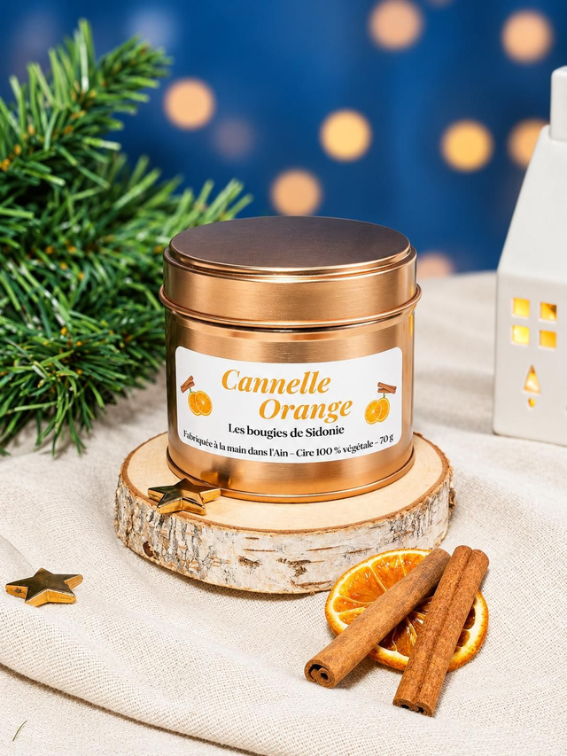 Bougie Cannelle Orange