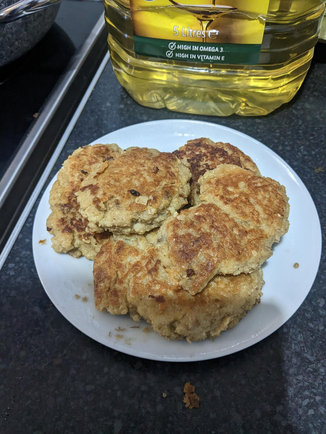 Banana Oats Mini Pancakes 