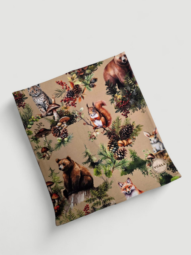 Tuubihuivi METSÄSSÄ BEIGE