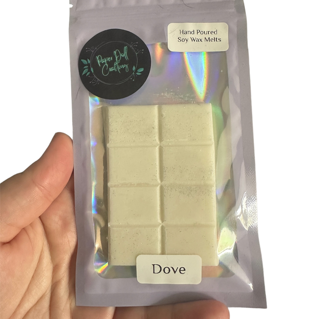 Soy Wax Melt Small Snap Bar - Dove