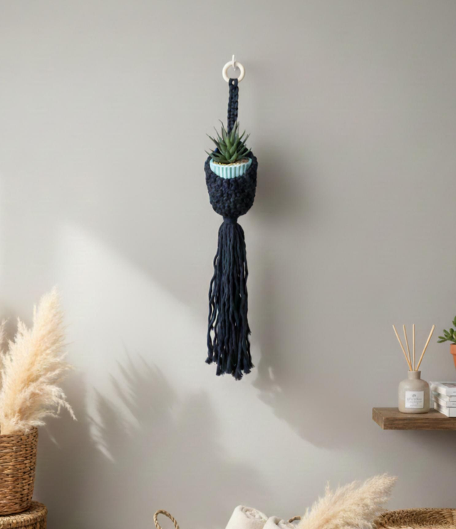 Nid avec plante artificielle