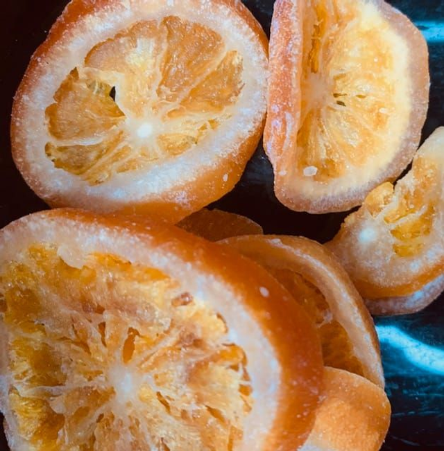 Gedroogde appelsienschijfjes