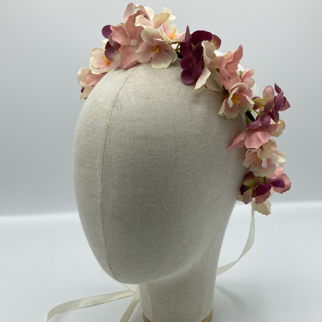 D-02 Faux Flower Crown