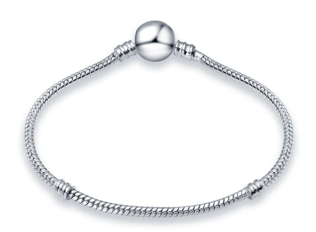 Brazalete Flexible Charms Cierre circular 