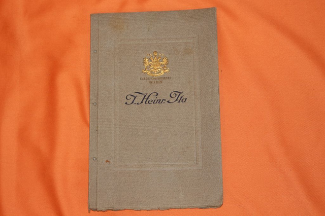 Hutmodebericht 1911 Hof-Hutfabrikant Heinrich ITA