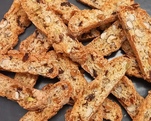 Biscottis aux fruits secs