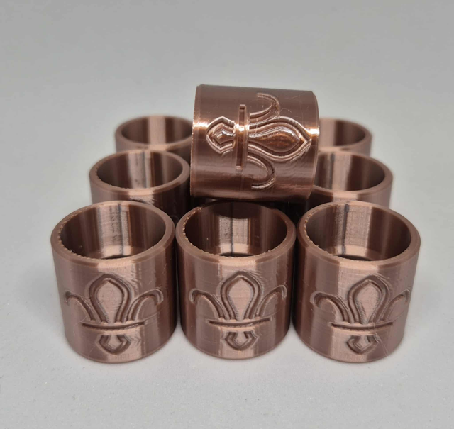 Woggle - Gloss - Rose Gold - 10 Pack