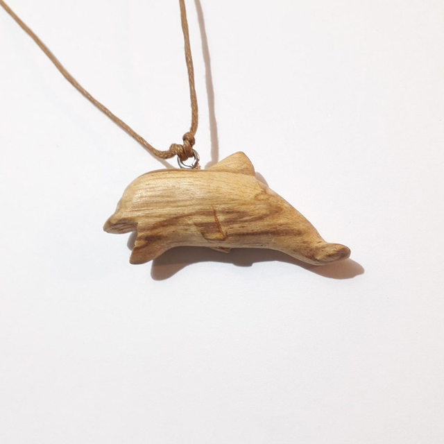 Dolphine Palo Santo Necklace