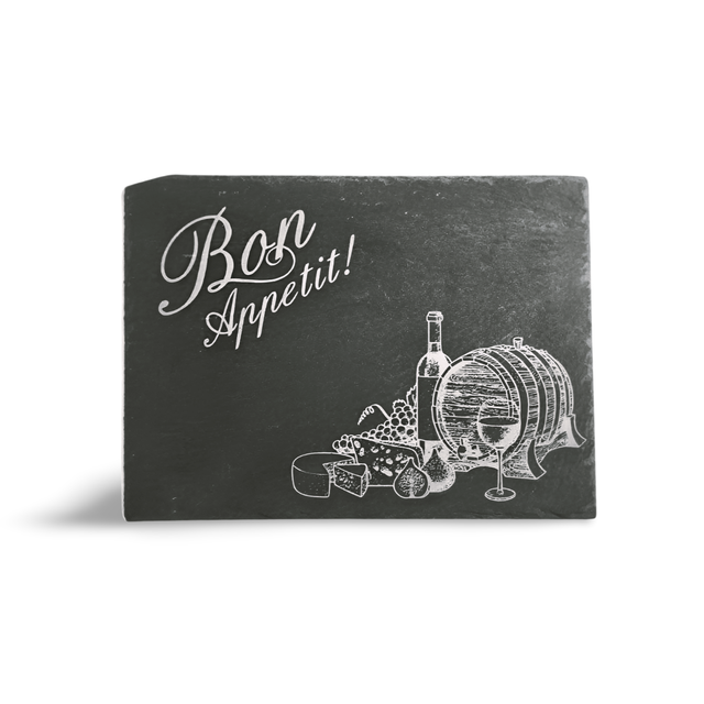 Ardoise naturelle “Bon Appétit”