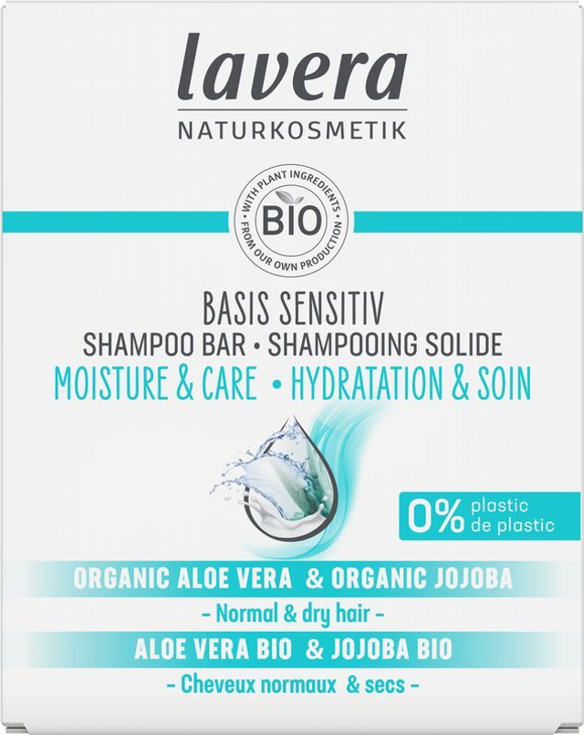 Lavera - Basis sensitive Shampoo bar Moisture&amp;care