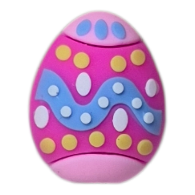 Easter Egg Pink Dotty Arrow Topper  