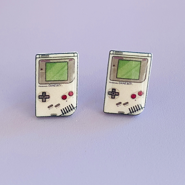 Boucles d’oreilles Game Boy 