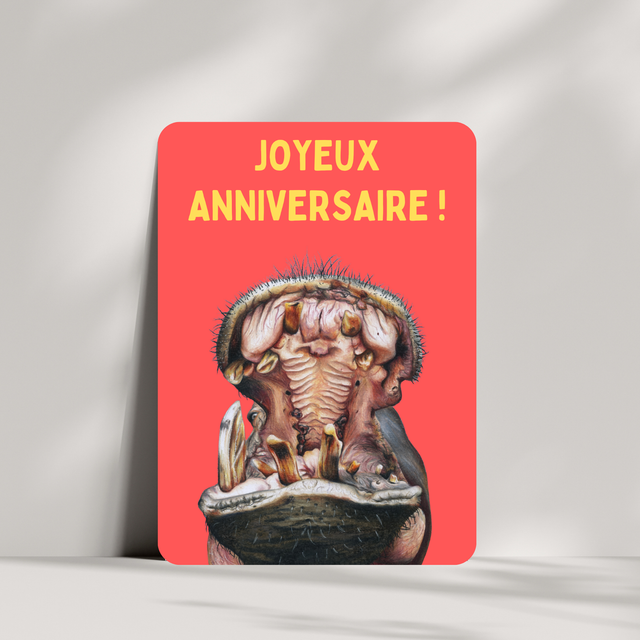 Carte de vœux - "Joyeux Anniversaire"