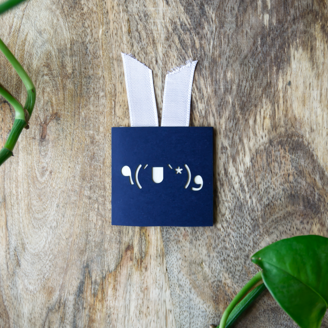 Mini-Carte Kaomoji "Orgueilleux" (5 x 5 cm)