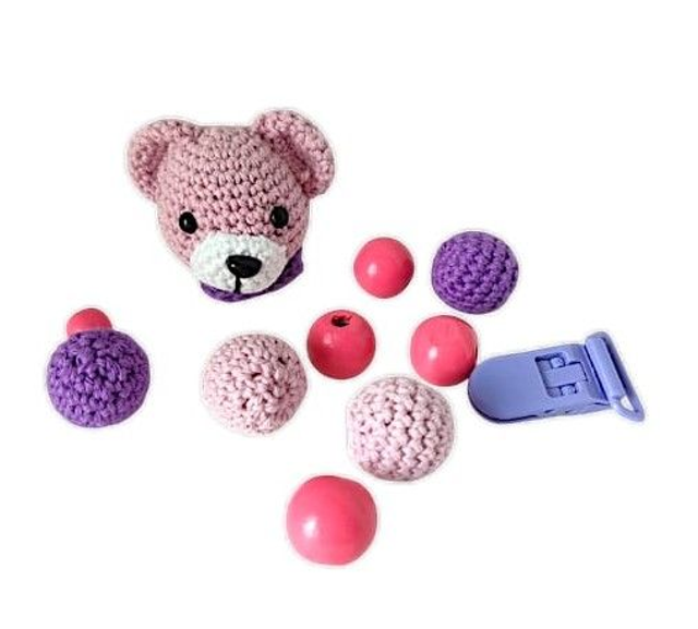 Attache-sucette ours à personnaliser