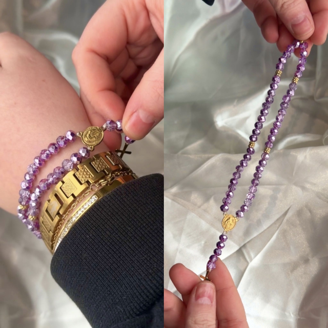 Bracelet-chapelet S A R A H