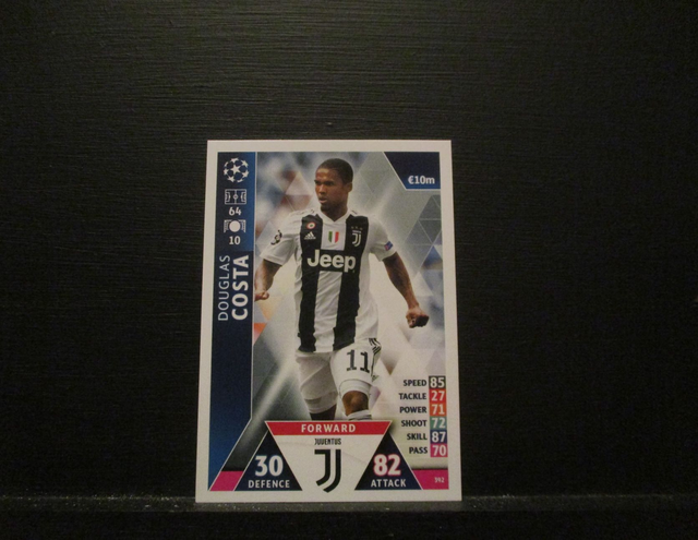 Douglas Costa - UEFA Champions League Match Attax 2018/19 Original Trading Card #392