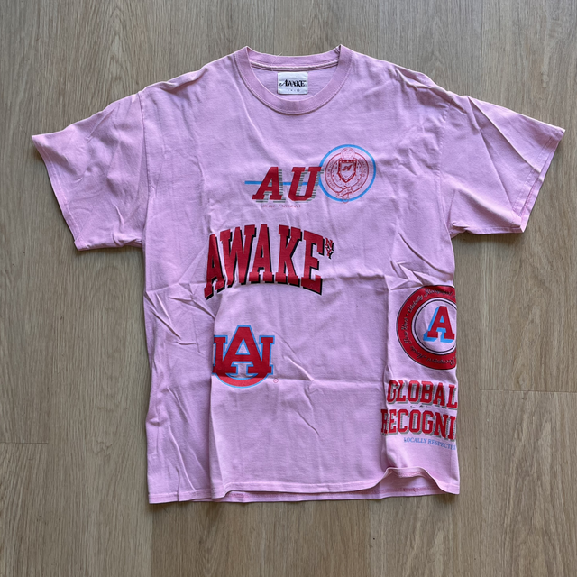 Awake T-Shirt Pink Size XL - PRE-OWNED