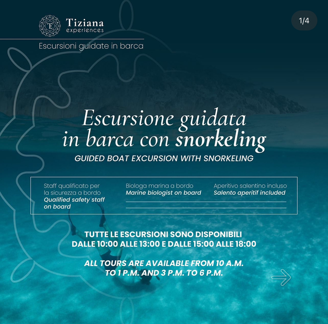 Boat excursion and snorkeling