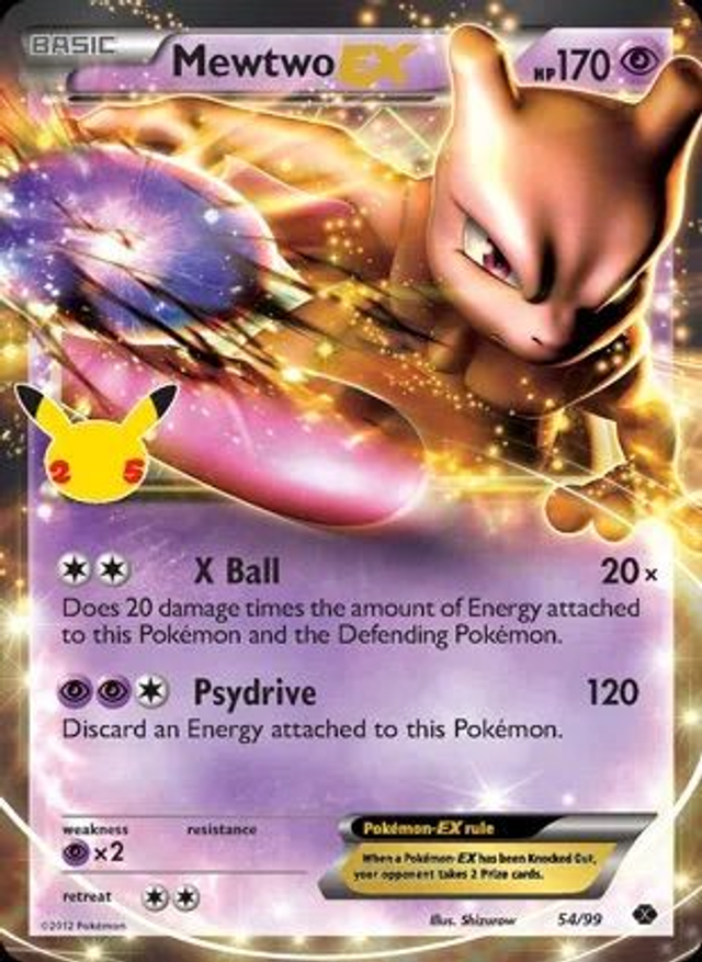 Mewtwo EX - 54/99 (Celebrations - Classic Collection)