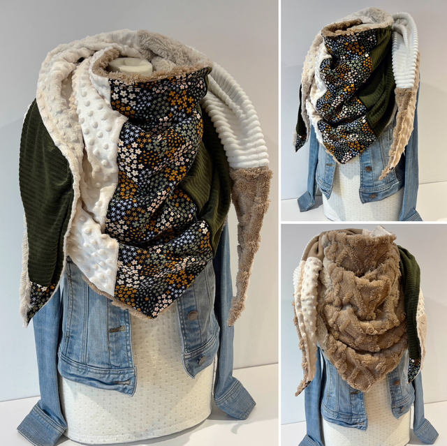 Maxi Chèche Double Patchwork 331