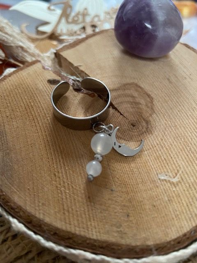 Bague "Eclats d’âme" – Bagues Énergétiques Réglables en Pierres Naturelles