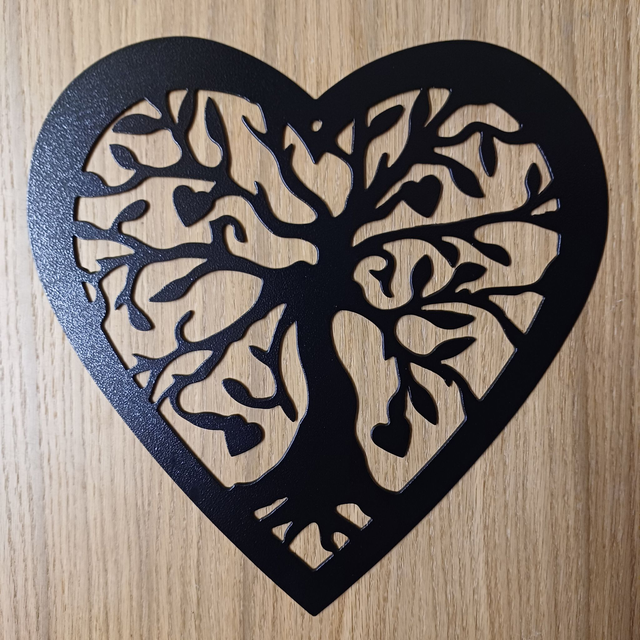 Steel Tree Heart
