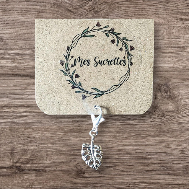 Marqueur de maille monstera leaf