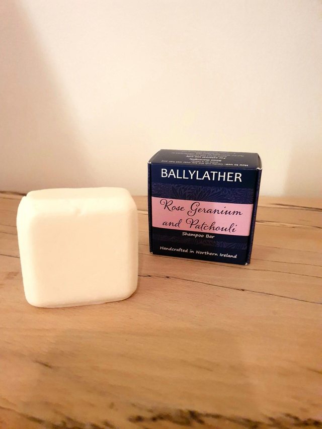 Rose Geranium &amp; Patchouli Shampoo Bar