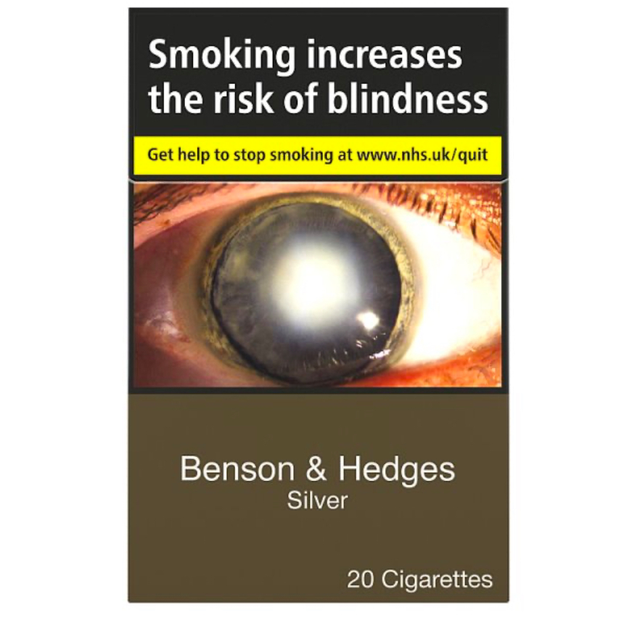 Benson &amp; Hedges Silver 20 Cigarettes 18+ only