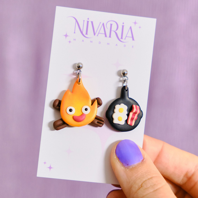 Pendientes Calcifer | Studio Ghibli